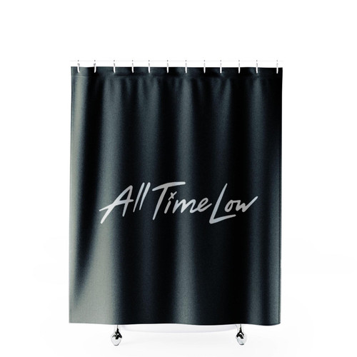 Band All Time Low Musik Pop Punk Shower Curtains