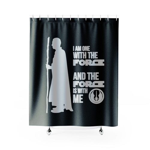 One With The Force Shower Curtains