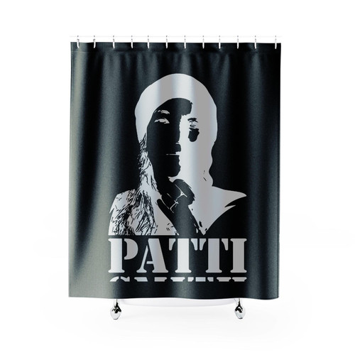 Patti Smith Silhouette Shower Curtains