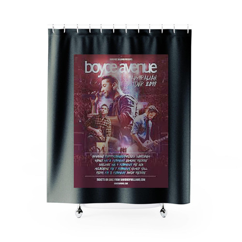 Boyce Avenue Australia 2019 Shower Curtains Boyce Avenue Australia 2019 Shower Curtains