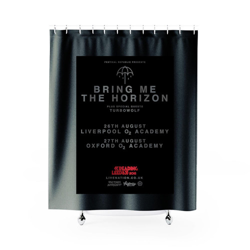 Bring Me The Horizon & Turbowolf Shower Curtains