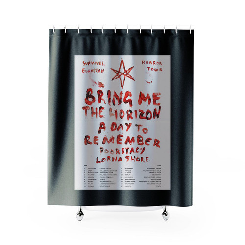 Bring Me The Horizon Horror Tour Adtr Shower Curtains