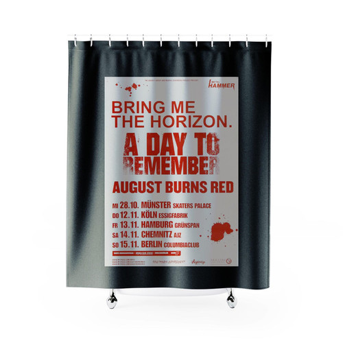 Bring Me The Horizon Live In Concert Tour 2009 Shower Curtains