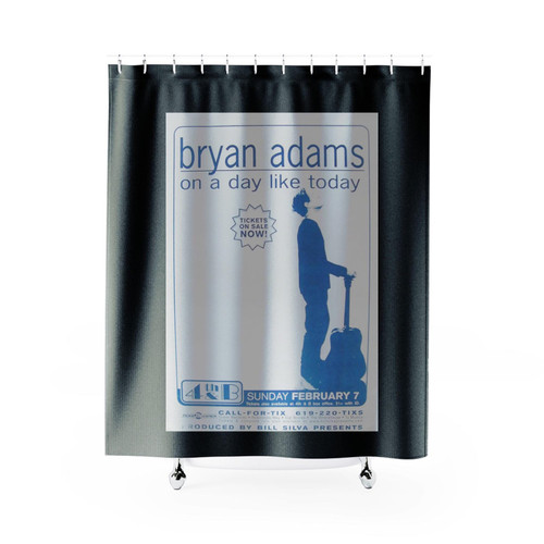 Bryan Adams 1999 On A Day Like Today Tour San Diego Concert Shower Curtains