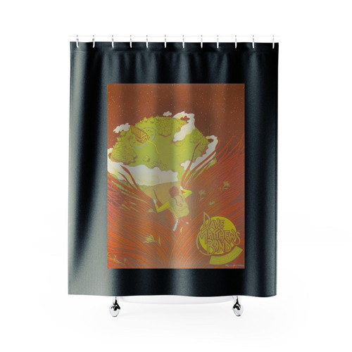 2013 Dave Matthews Band Charlotte Silkscreen Shower Curtains