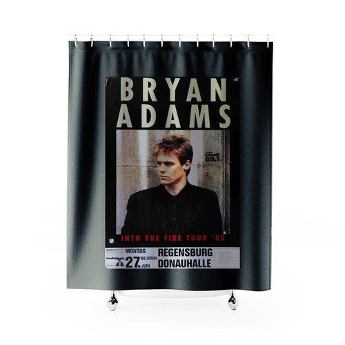 Bryan Adams Regensburg 1988 Shower Curtains