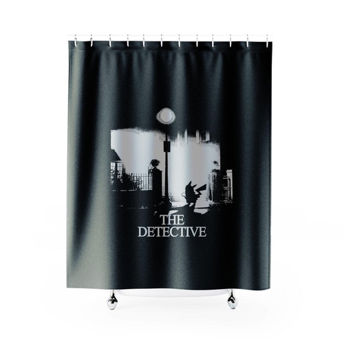 Pokemon Detective Pikachu The Detective Shower Curtains