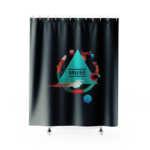 Poster Pyramid Tour Shower Curtains