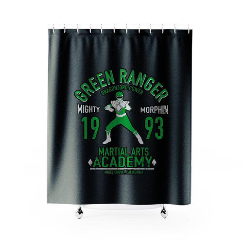 Power Ranger Green Shower Curtains