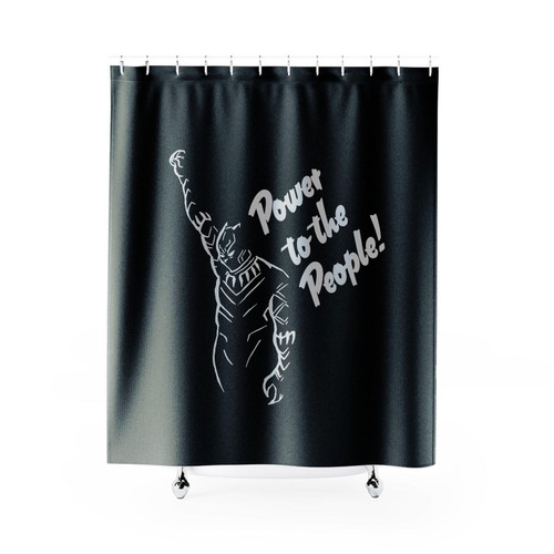 Power To Wakanda Shower Curtains