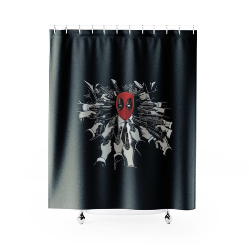 Baba Yaga Deadpool Shower Curtains