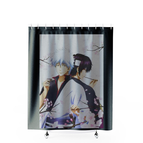 Takasugi Shinsuke Sakata Gintoki - Gintama Shower Curtains