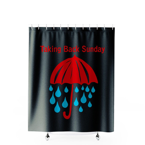 Taking Back Sunday Rain Shower Curtains