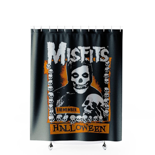 Band Misfits I Remember Halloween Fiend Shower Curtains