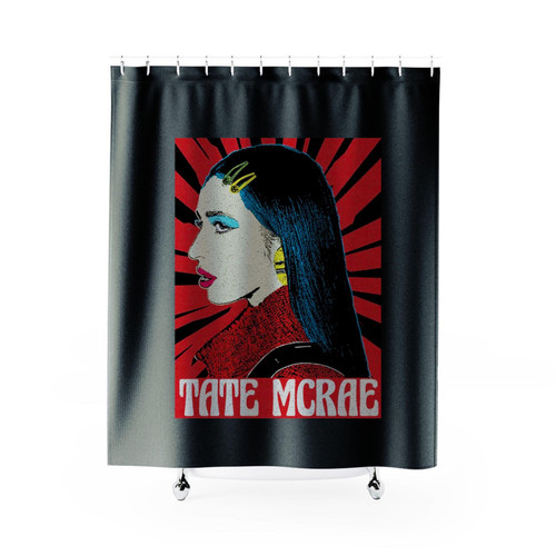 Tate Mcrae Pop Art Shower Curtains