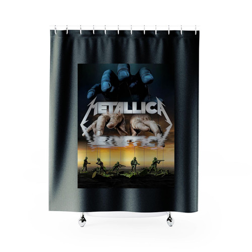 Band Music Metallica Shower Curtains