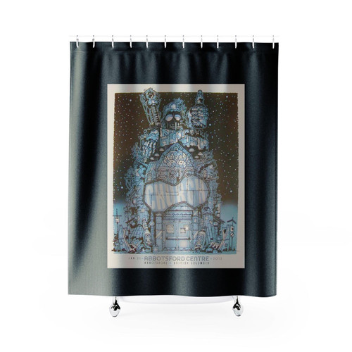2013 Eric Church Abbotsford Silkscreen Shower Curtains