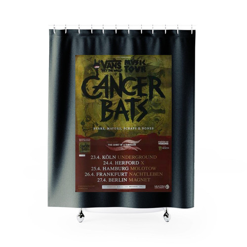 Cancer Bats Hail Destroyer Tour 2010 Shower Curtains