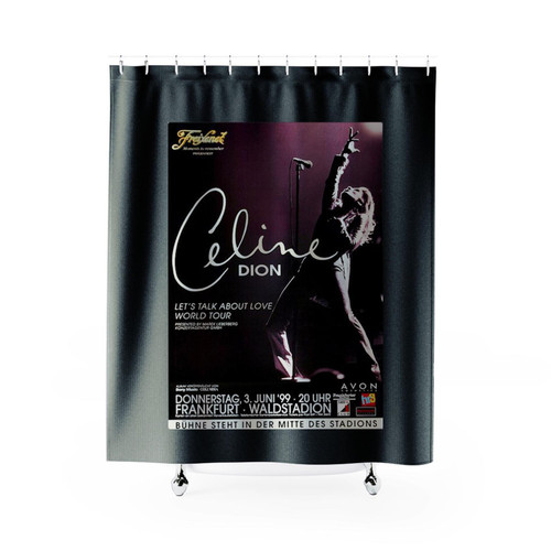 Celine Dion All The Way Frankfurt 1999 Shower Curtains