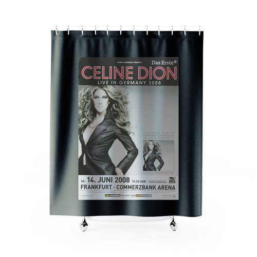 Celine Dion Taking Chances Frankfurt 2008 Shower Curtains