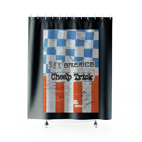 Cheap Trick Band Signed Autograph Concert Tour Rick Shower Curtains