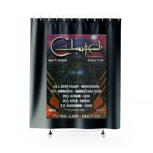 Clutch Earth Rocker Tour 2013 Shower Curtains