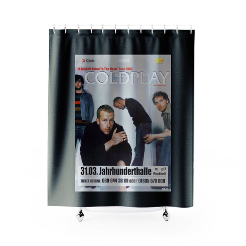 Coldplay A Rush Of Blood Frankfurt 2003 Shower Curtains