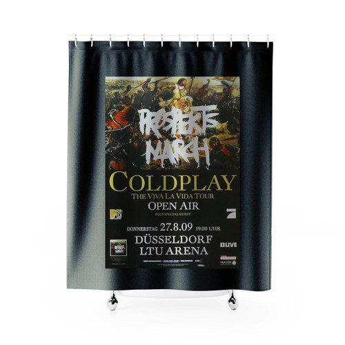 Coldplay Dusseldorf 2009 Shower Curtains