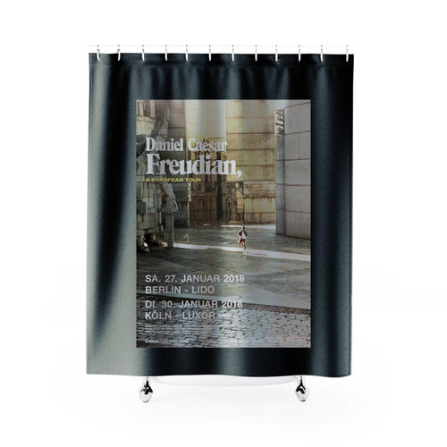 Daniel Caesar Freudian A European Tour All Dates 2018 Shower Curtains