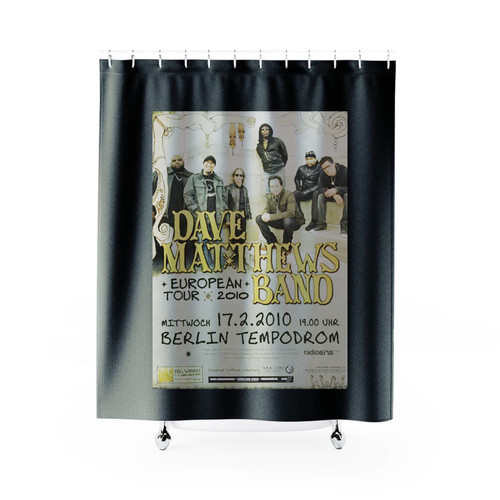 Dave Matthews Band Europe Berlin 2010 Shower Curtains