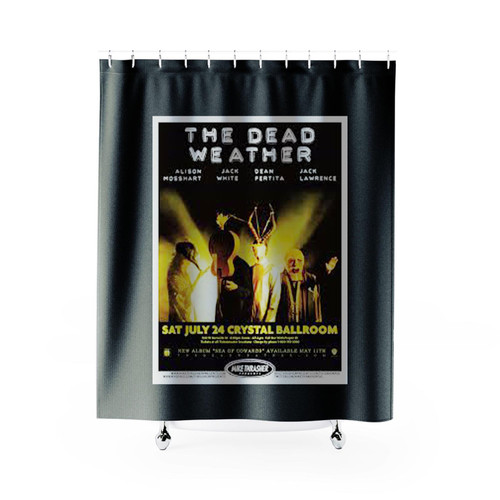 Dead Weather 2010 Portland Concert Tour Shower Curtains