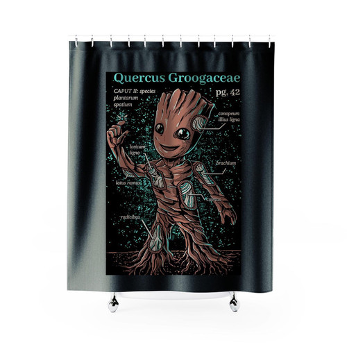 Baby Groot Shower Curtains