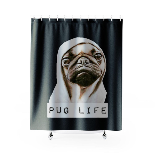 Pug Life Shower Curtains