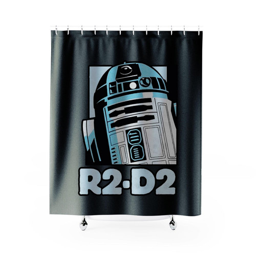 R2D2 Robot Star Wars Shower Curtains R2D2 Robot Star Wars Shower Curtains