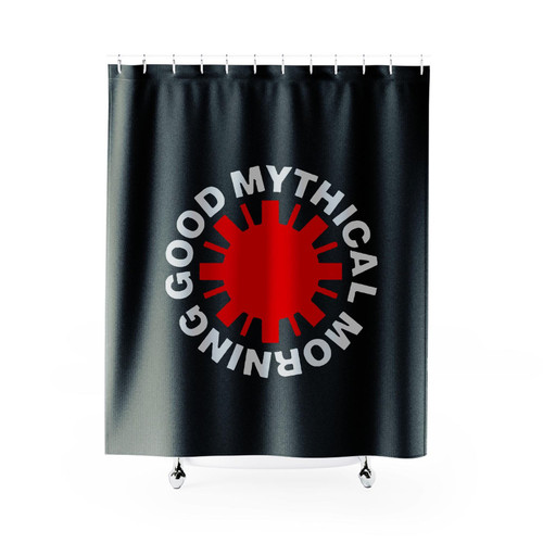 Red Hot Good Mythical Morning Shower Curtains