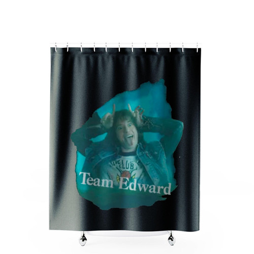 Team Edward Eddie Munson Shower Curtains