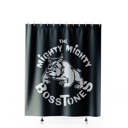 Band Stencil The Mighty Bosstones Shower Curtains