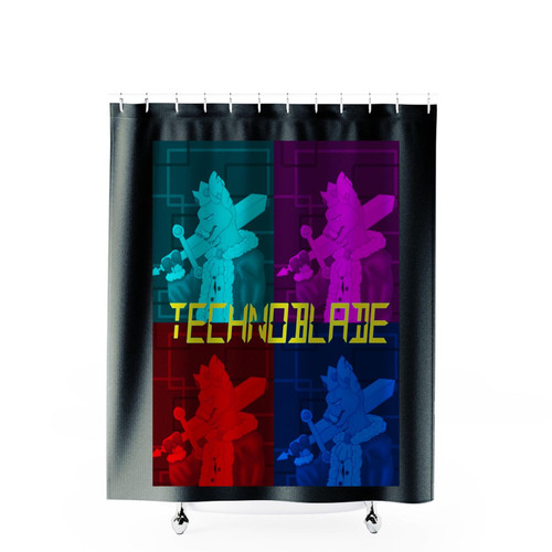 Technoblade Shower Curtains
