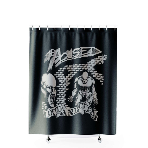 The Abused Bad Brains Shower Curtains
