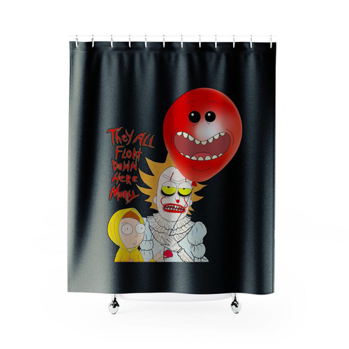 Rick And Morty It Shower Curtains