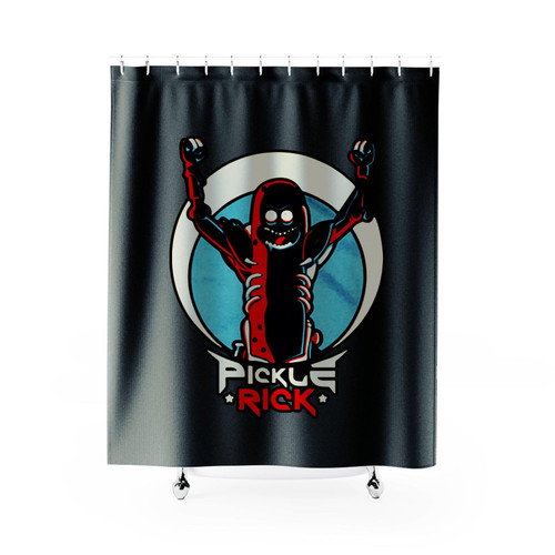 Rick And Morty Pickle Rick Hope Shower Curtains Rick And Morty Pickle Rick Hope Shower Curtains