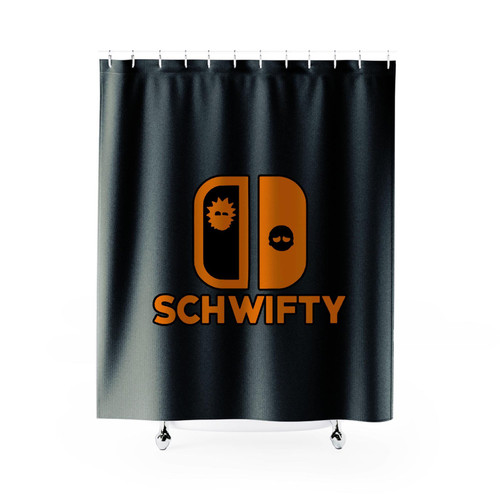 Rick And Morty Schwifty Shower Curtains
