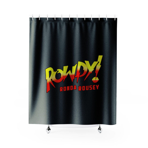 Ronda Rousey Rowdy Ronda Shower Curtains