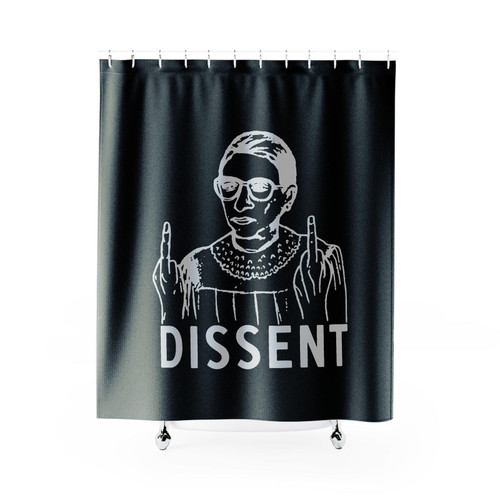 Ruth Bader Ginsburg Dissent Shower Curtains