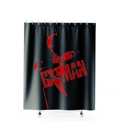 The Batman Key Art Shower Curtains