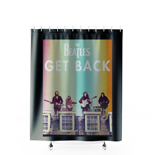 The Beatles Get Back Affiche Film Shower Curtains