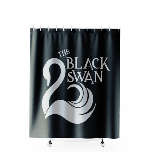 The Black Swan Shower Curtains
