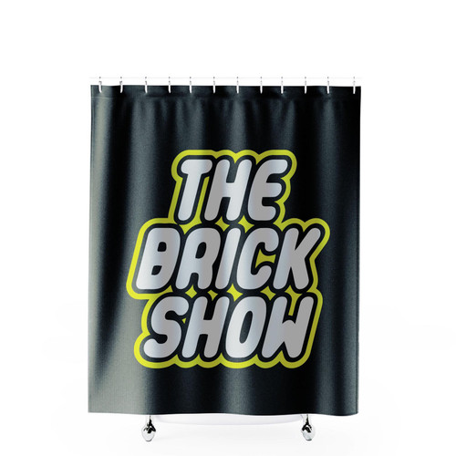 The Brick Show Shower Curtains
