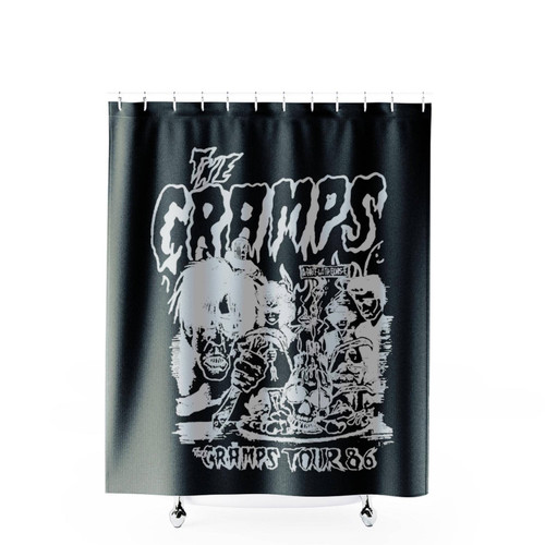 The Cramps Tour 86 Shower Curtains