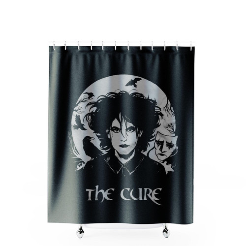 The Cure Rock Music Band Disintegration Album Shower Curtains